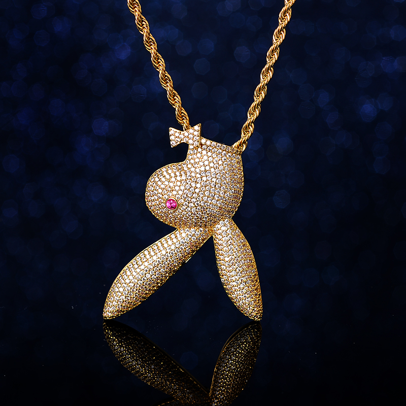 人気ラビット【#FR2】Rabbits Icon Necklace ★ネックレス Rabbits Icon Necklace – #FR2