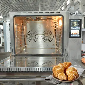 Machine de four de cuisson de pain de Convection électrique d'air chaud de cuisine commerciale de YOSLON pour l'équipement de cuisson de Restaurant d'hôtel de boulangerie