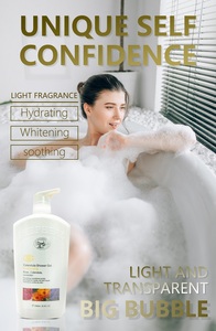 Gel Douche Corporel Apaisant ODM Marque Privée Oem au Lait de Chèvre Calendula Rose Lavande Parfum Fleur de Rose Gel Douche Corporel - Product Image 3