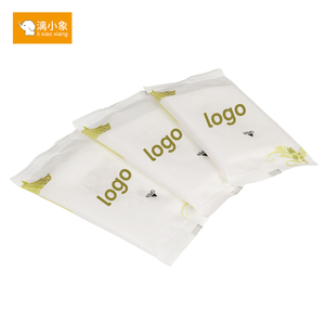 Tisu Basah Mini Ramah Lingkungan Sekali Pakai Bebas Alkohol Bahan Non-Woven Untuk Wajah Tangan Restoran Terbungkus Individual Portabel - Product Image 1