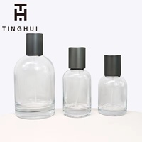 Botellas de Spray de Vidrio de Cristal de Lujo con Color Personalizado, 30ml 50ml 100ml, para Perfume, Rímel, Sérum para el Cuidado de la Piel, Vacías, con Tapa Corona y Caja Sellada