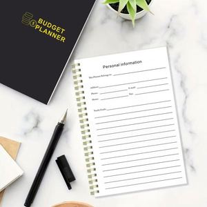 Planificador de Presupuesto Familiar Personal con Espiral A5, Bonito Cuaderno de Planificación de Cuentas para Comercio Electrónico Transfronterizo, para Escribir en la Escuela - Product Image 2