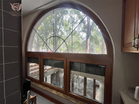 Ventanas Francesas de Madera Revestidas de Aluminio con Rotura de Puente Térmico, Aislamiento Acústico de 40dB, para Cocina y Uso Exterior, Garantía de 5+ Años