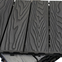 Dalles de terrasse extérieures modernes emboîtables 30x30cm, imperméables, écologiques, antidérapantes, ignifuges pour balcon et patio