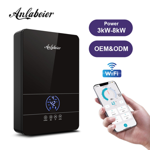 Chauffe-eau électrique instantané mural intelligent Anlabeier 220V 6000W avec thermostat pour la maison - Product Image 2