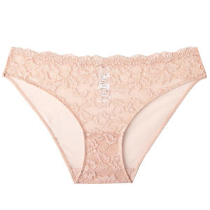 Braguitas de Encaje Románticas con Estampado Floral para Mujer, Ropa Interior Sexy para Adultos - Product Image 4