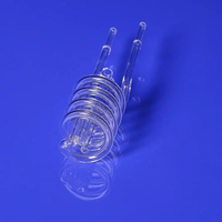 Tube de quartz transparent personnalisable Galaxy Quartz, récipients de réaction en verre, résistant à la corrosion à haute température, pureté 99,99%