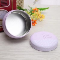 Boîte en métal irrégulière pour bougies parfumées, parfums et baumes avec couvercle amovible, impression personnalisée, OEM, ODM, commandes en gros
