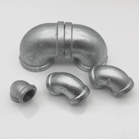 Coude à 90 degrés résistant à la corrosion de haute qualité Matériau de tuyau en acier galvanisé lisse durable Techniques de coulée à filetage interne