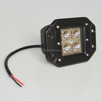 Feux de travail carrés 4 pouces 4LED, faisceau spot, véhicule tout-terrain, camion, feux de brouillard, éclairage auxiliaire 4X4, éclairage extérieur automobile
