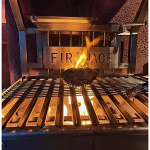 Parrilla <span class=keywords><strong>Gaucho</strong></span> Asado Integrada Acero Inoxidable Brasero Argentina Exterior Santa María Chimenea Parrillas Argentinas Horno de Carbón - Product Image 2