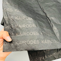 Papier de soie personnalisé avec logo, vente en gros, papier de soie de marque dorée avec logo imprimé, papier de soie personnalisé pour emballage cadeau