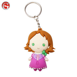 High quality hot selling 3D soft PVC keychain customized keyring for man and women - Product Image 3