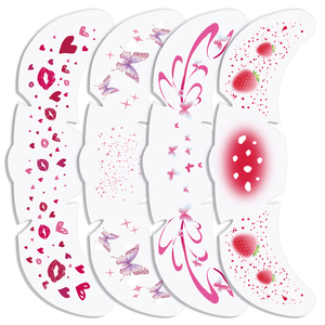 Personalizable impermeable pecas cara tatuaje pegatinas <span class=keywords><strong>para</strong></span> mujeres niñas Sexy brillo maquillaje temporal inspirado PAPEL DE Navidad - Product Image 2