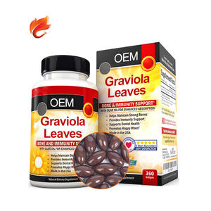 แคปซูลใบ graviola guanabana ธรรมชาติ, แท็บเล็ต, Softgels, ยา, Supplement-ผู้ผลิต, ราคา, OEM, ฉลากส่วนตัว - Product Image 1