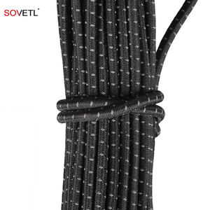 Custom Uhmwpe Shock Reflective <span class=keywords><strong>Cord</strong></span> 2 mm 3mm 4mm Resistente a la abrasión Ácido Anti UV Bungee Dyneemas UHMWPE Cuerda elástica reflectante - Product Image 3
