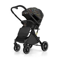 Poussettes pour bébés nouveau-nés, poignée réversible, poussettes compactes, poussettes légères