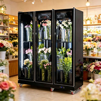 Réfrigérateur de présentation de fleurs de haute qualité pour fleurs fraîches en environnement réfrigéré, vitrine réfrigérée pour fleuriste