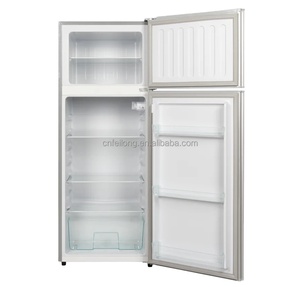 Large 210L Capacity Double Door Refrigerator | Top Freezer & Bottom <b>Fridge</b> Large Capacity 210L Volume Provides Ample Storage for - Product Image 5
