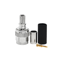 Pasokan Pabrik Konektor TNC Male 50 Ohm Crimp Solder Pin RF untuk Kabel RG8X LMR240 RG59 H155