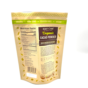 Sac <span class=keywords><strong>en</strong></span> plastique réutilisable à haute barrière avec fermeture éclair pour <span class=keywords><strong>poudre</strong></span> <span class=keywords><strong>de</strong></span> matcha latte, idéal pour l'emballage <span class=keywords><strong>de</strong></span> bonbons au <span class=keywords><strong>lait</strong></span> et <span class=keywords><strong>de</strong></span> protéines <span class=keywords><strong>en</strong></span> <span class=keywords><strong>poudre</strong></span> - Product Image 4