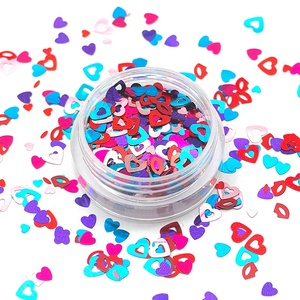 Nail Glitters Paillettes Mixtes en Forme de Coeur Holographique Neon Star Chunky Glitter Flakes pour le Maquillage Artisanat Ongles en Résine - Product Image 6