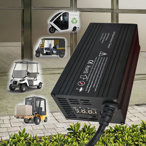 Pengisi daya baterai Lithium Ion daya tinggi 12V 24V 48V 60V 72V untuk sepeda motor skuter Ebike - Product Image 3