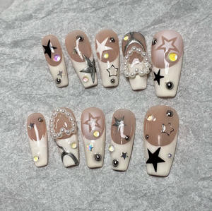 JOYPET-Faux ongles longs et pointus à presser pour fille épicée, 10 pièces, de différentes tailles, vente à chaud - Product Image 4