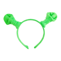 Bandeau de tête de monstre vert de dessin animé pour enfants, bandeau de tête de dessin animé pour Halloween, carnaval, fête, accessoires de déguisement