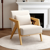 Fauteuil de salon en bois massif en gros, style moderne, nouvelle arrivée, haute qualité, fauteuil de salon, chambre à coucher