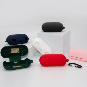 Adecuado para Sony Case Funda protectora de silicona suave para auriculares con llavero - Product Image 4