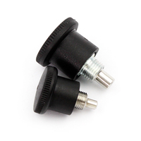Piston d'indexage à ressort en plastique de haute qualité, bouton en acier inoxydable, goupille à ressort zinguée, piston d'indexage à ressort simple M24