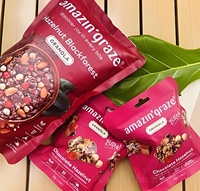 Sachet d'emballage en papier kraft plastifié recyclé Eco PE EVOH CPP 50g 100g 125g 250g 500g 1kg pour céréales, viande séchée, biscuits