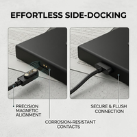 Lampe de table sans fil à intensité variable pour restaurant et hôtel, avec base de charge magnétique latérale, lampe de bureau LED rechargeable