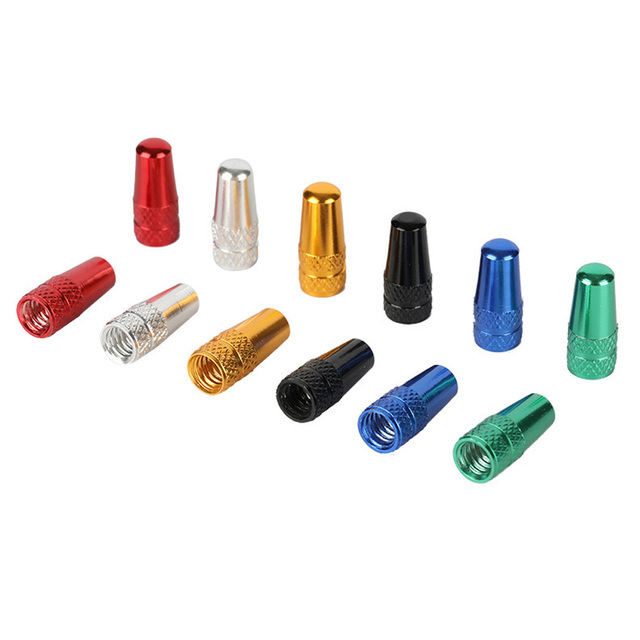 Mtb Bicycle Accessories Metal Car Tire Valve Caps Bike Tyre Caps