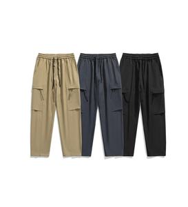 Pantalones de Poliéster para Hombre, Estilo Recto, de Calidad, Streetwear, Estilo Informal, Suaves, para Senderismo - Product Image 2