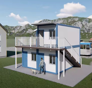 Maisons préfabriquées modulaires à assemblage rapide et économique, maisons conteneurs préfabriquées détachables de 20 pieds et 40 pieds - Product Image 1