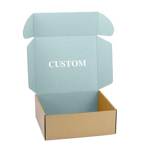 Thấp moq tùy chỉnh in ấn logo mỹ phẩm sóng bao bì tái chế bưu phẩm hộp giấy máy bay vận chuyển hộp - Product Image 5