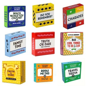 Cartes de jeu de charades et de devinettes, jeu de vérité ou de défi en anglais pour couples, pour la famille, les amis, les soirées, les jeux d'alcool et l'exercice cognitif - Product Image 3