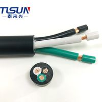 Câble d'alimentation extérieur étanche SJTOW avec gaine anti-huile certifiée UL 3x12awg, directement de l'usine