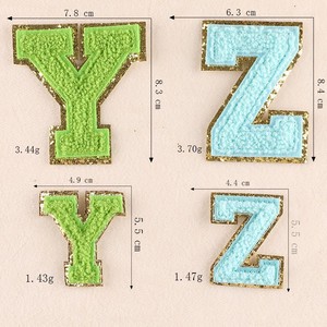 Gillian Factory Direct Custom Embroidery Patch 3D Chenille <strong>Fabric</strong> Customized Beanies <strong>Letters</strong> from Yiwu - Product Image 1