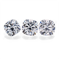 Inventaire d'usine coussin de forme fantaisie incolore DEF GH diamant moissanite en vrac pour la fabrication de bijoux