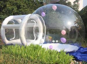 Tente de dôme Igloo en PVC Transparent <span class=keywords><strong>maison</strong></span> à bulles gonflable transparente pour la remise des diplômes de noël en plein air nouvel an Camping fête de mariage - Product Image 4