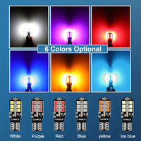 Nouvelles ampoules LED T10 Canbus W5W 168 194 pour feux de signalisation/plafonnier/lecture/plaque d'immatriculation 12V 5000-8000K 5W Garantie 1 an