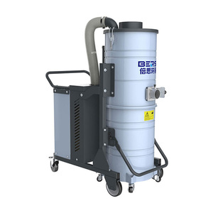Aspirateur industriel robuste avec une grande capacité de 100 L, aspiration puissante, collecteur de poussière humide et sèche pour atelier d'usine - Product Image 5