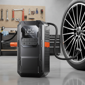 Portable 12V 6000 MAh Auto Batterie Booster Jump Starter Kit Écran Numérique LED Lumière Pompe À Air Compresseur pour Voitures/Motos - Product Image 3