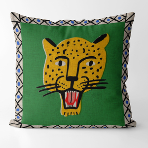 Simpatico cartone animato tigre copricuscino autunno giungla decorazione per la casa federa animale divano camera da letto federa federa - Product Image 2