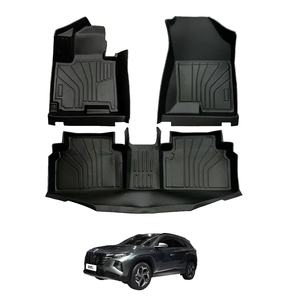 Tucson 3D พรมปูพื้นรถยนต์แบบไม่มีกลิ่นกันลื่นสุดหรูชุดพรมปูพื้นสำหรับด้านหน้าและ<span class=keywords><strong>ด้า</strong></span>นหลังใช้ได้กับรุ่น<span class=keywords><strong>3</strong></span> CR-V - Product Image 1