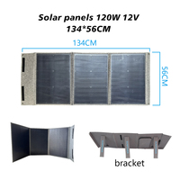 Panneau solaire pliable étanche 10W 20W 30W 40W 60W 120W 240W Chargeur solaire portable pour téléphone portable en extérieur