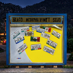 Значок-пуговичка в виде прямоугольной мексиканской номерной таблички, литой под давлением, с лицензией, тематика патриотизма, аксессуар для головного убора, с символикой штата, Мексика - Product Image 3